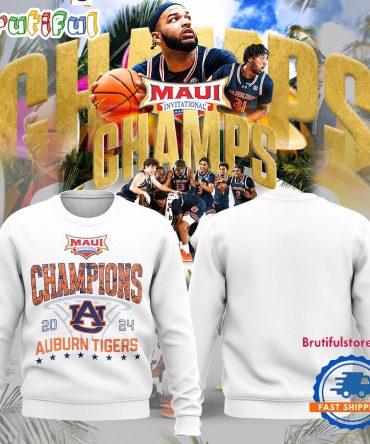 Auburn Tigers Men’S Basketball 2024 Champions Limited Edition Sweatshirt