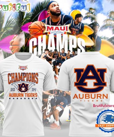 Auburn Tigers Men’S Basketball 2024 Champions Limited Edition T Shirt
