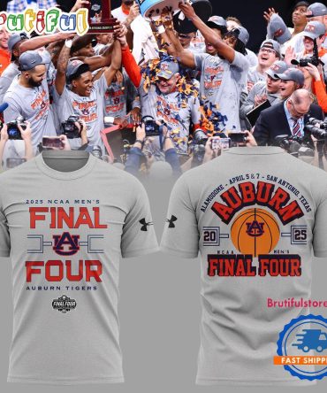 Auburn Tigers Men’S Basketball 2025 Final Four T Shirt