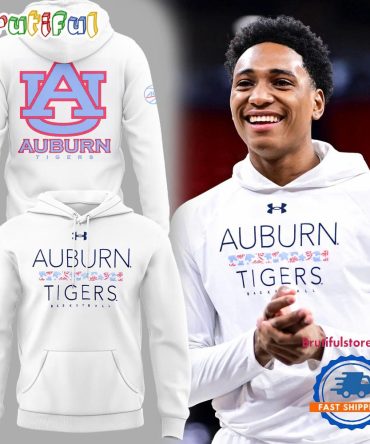 Auburn Tigers Mens Basketball Hoodie Shirt