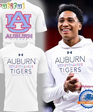 Auburn Tigers Mens Basketball T Shirt