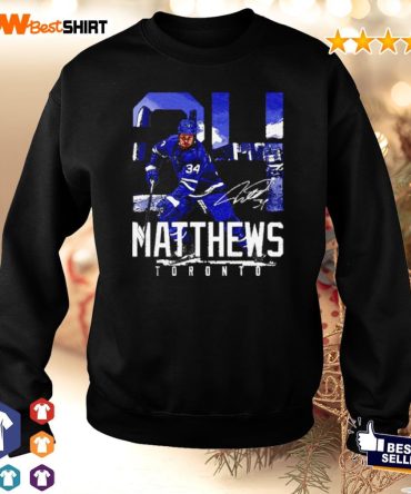 Auston Matthews Toronto Landmark 34 Signature Shirt