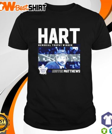 Auston Matthews Toronto Maple Leafs 2022 Hart Memorial Trophy Winner Shirt