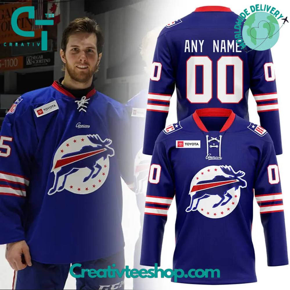 Rochester Americans Bills Day 2025 Special Hockey Jersey