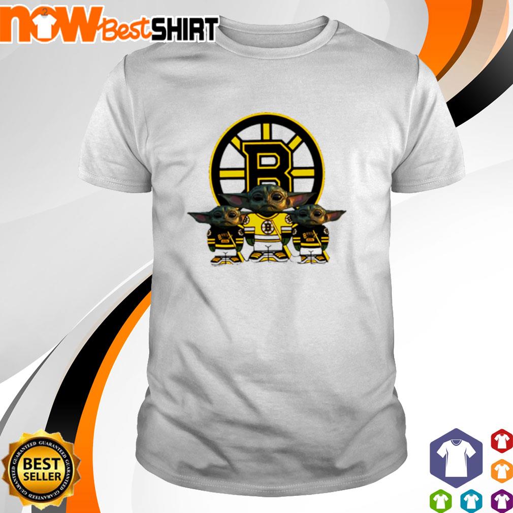 Baby Yoda Boston Bruins Shirt