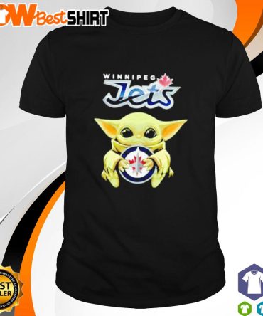 Baby Yoda Hug Winnipeg Jets Shirt