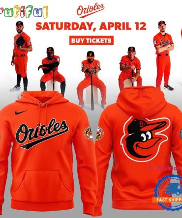 Baltimore Orioles Orange On Orange 2025 Hoodie