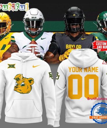 Baylor Bears Football 2024 Limited Edition White Hoodie