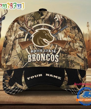 Boise State Broncos Camo Hunting Cap, Sport Team Camo Hunting Hats