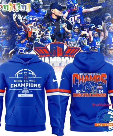 Boise State Broncos Football Is Your 2024 Mountain West Conference Champions Hoodie