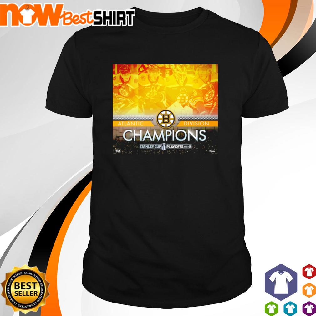 Boston Bruins Fanatics 2023 Atlantic Division Champions Framed Shirt