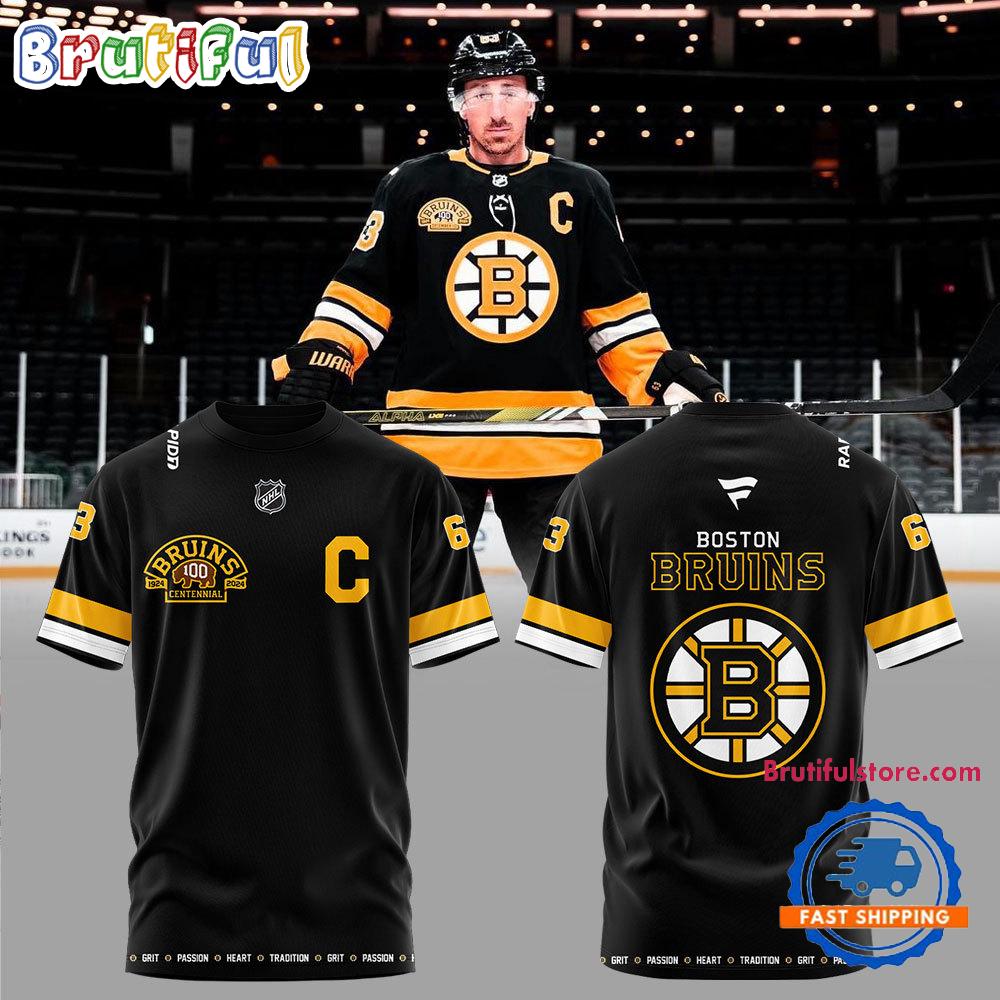Boston Bruins Nhl 100Th Centennial 1924-2024 T Shirt