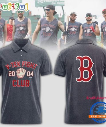 Boston Red Sox V Tek Fight Club 2004 Polo Shirt
