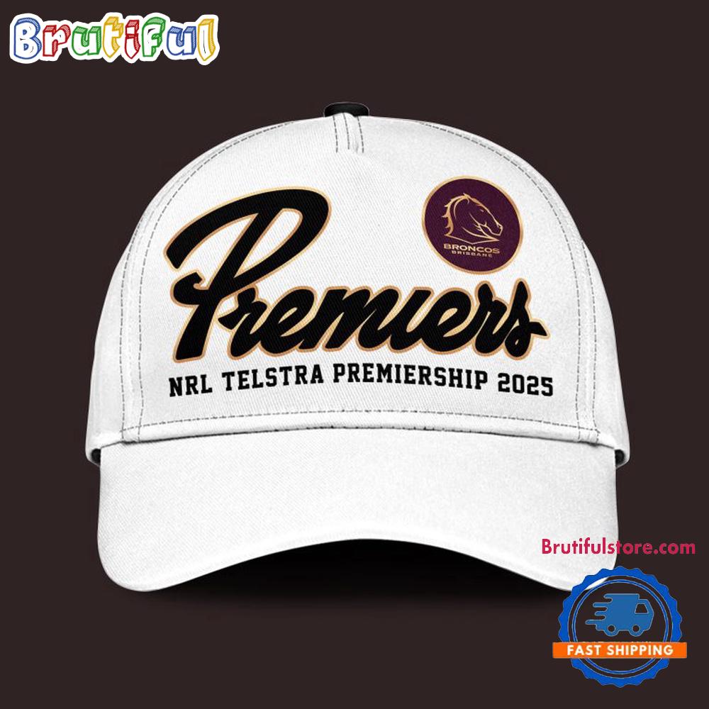 Brisbane Broncos Nrl Premiers 2025 Baseball Cap