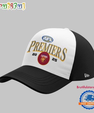 Brisbane Lions Afl 2025 Back-To-Back Premiers Limited Edition Cap