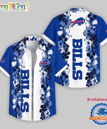 Buffalo Bills Flower Pattern Summer Beach Aloha Hawaii Shirt