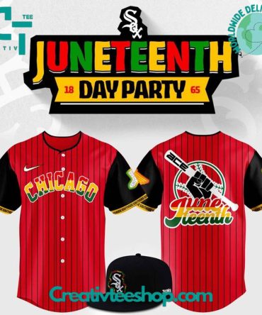 Chicago White Sox 2025 Juneteenth Heritage Red Stripes Baseball Jersey