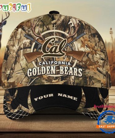 California Golden Bears Camo Hunting Cap, Sport Team Camo Hunting Hats
