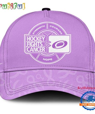 Carolina Hurricanes 2025 Nhl Hockey Fights Cancer Limited Edition Cap