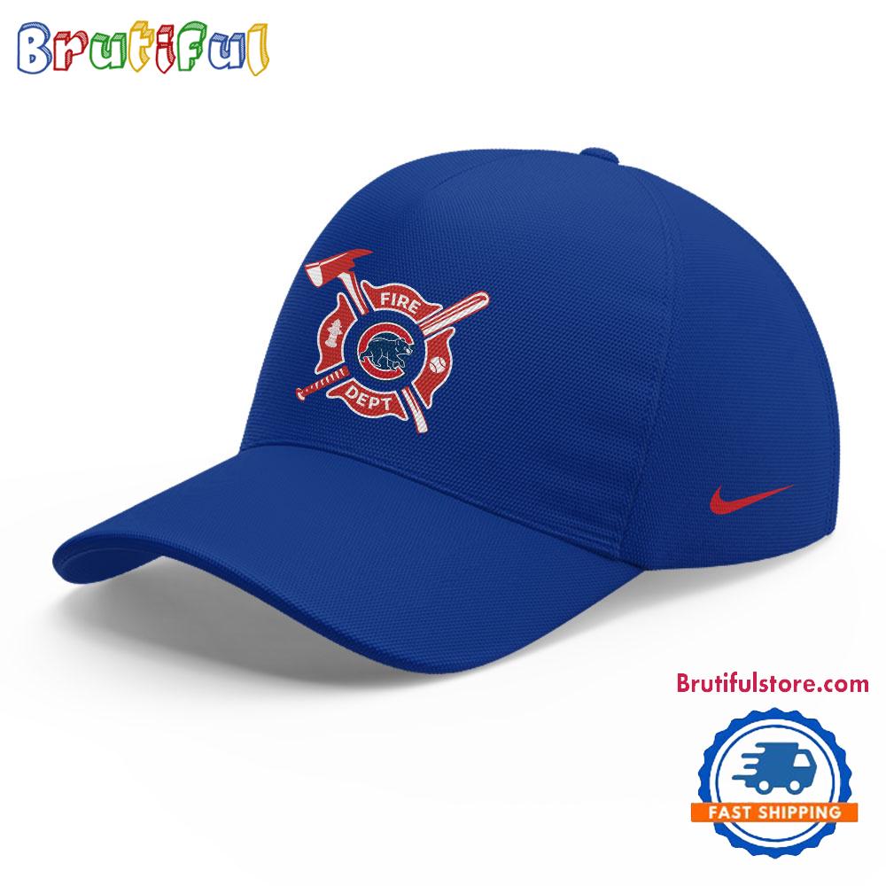 Chicago Cubs X Firefighter Appreciation Night 2025 Cap Hats