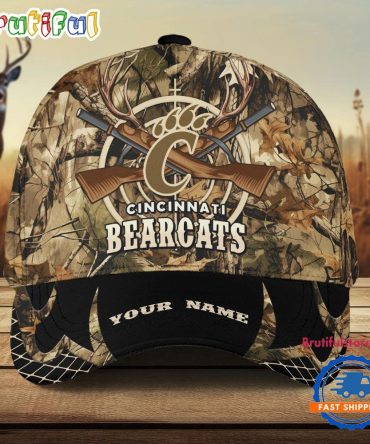 Cincinnati Bearcats Camo Hunting Cap, Sport Team Camo Hunting Hats