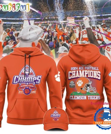 Clemson Football 2024 Acc Conference Champions Hoodie