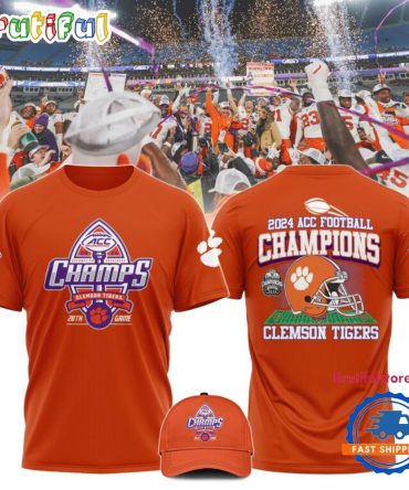 Clemson Football 2024 Acc Conference Champions T Shirt