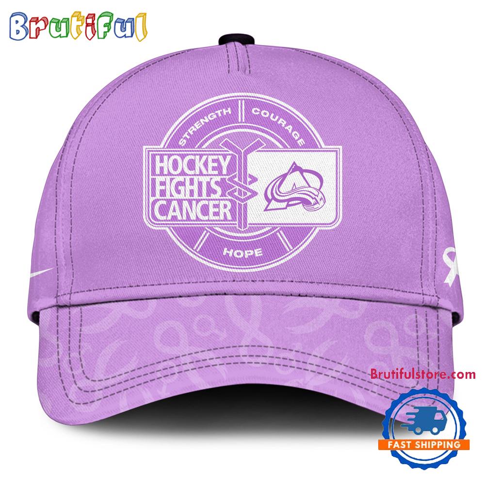 Colorado Avalanche 2025 Nhl Hockey Fights Cancer Limited Edition Cap