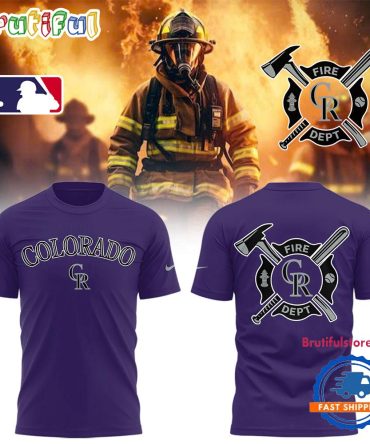Colorado Rockies X Firefighter Appreciation Night New 3D Shirt