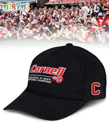 Cornell Big Red 2025 Ncaa Men’S Lacrosse National Champions 4-Time Black Cap