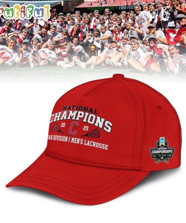 Cornell Big Red 2025 Ncaa Men?S Lacrosse National Champions 4-Time Red Cap