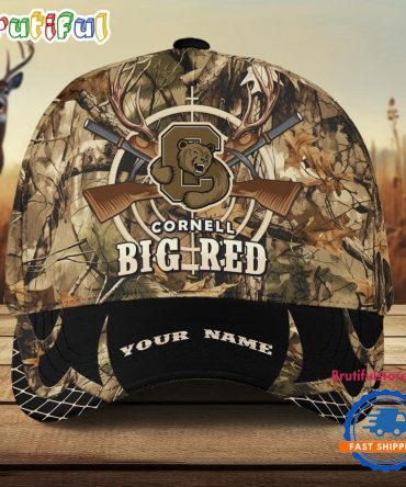 Cornell Big Red Camo Hunting Cap, Sport Team Camo Hunting Hats
