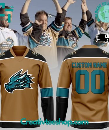 Tahoe Knight Monsters Brown Hockey Jersey