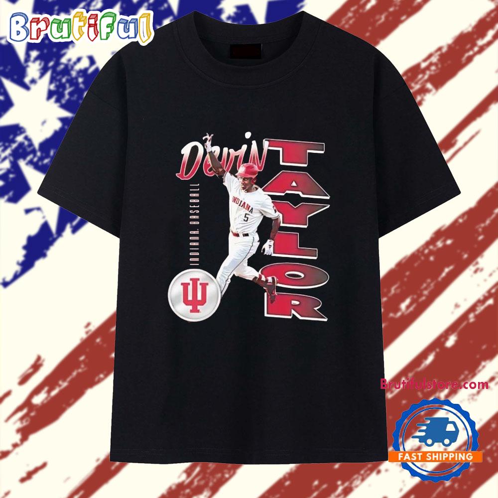 Devin Taylor Horn Up Sign Indiana Hoosiers Illustrated T Shirt