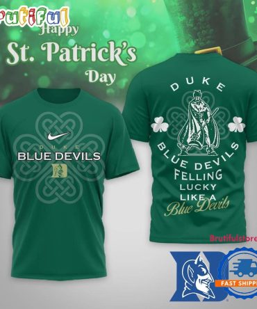 Duke Blue Devils 2026 Ncaa Lucky St. Patricks Day Limited Edition 3D Shirt
