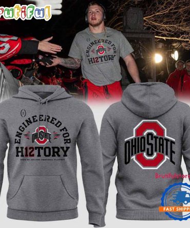 Engineered For History Ohio State Buckeyes Hoodie