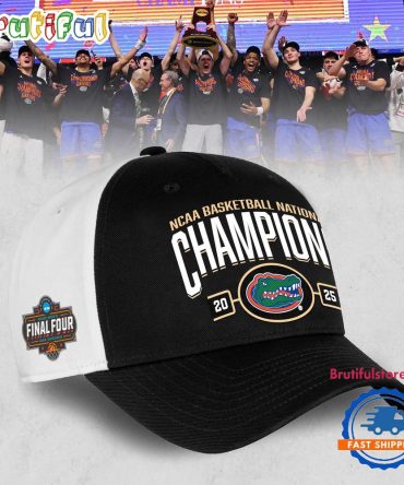 Florida Gators 2025 Ncaa Men’S Basketball National Champions Locker Room Black Cap