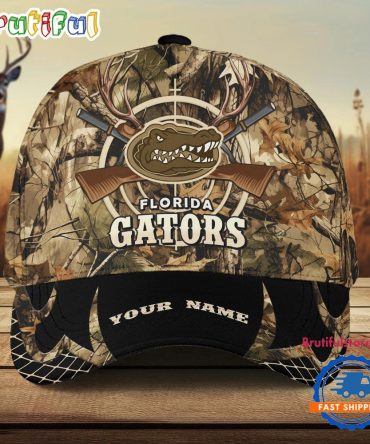 Florida Gators Camo Hunting Cap, Sport Team Camo Hunting Hats