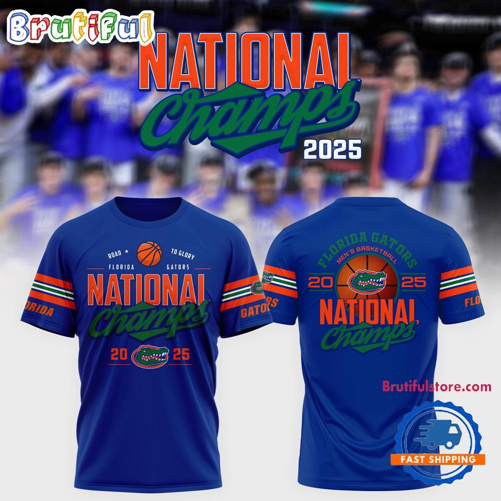 Florida Gators Men'S Basketball National Champions 2025 T Shirt