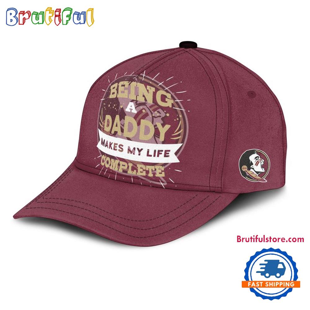 Florida State Seminoles Being A Daddy Best Father'S Day Gift Classic Cap - Image 2