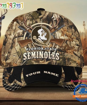 Florida State Seminoles Camo Hunting Cap, Sport Team Camo Hunting Hats