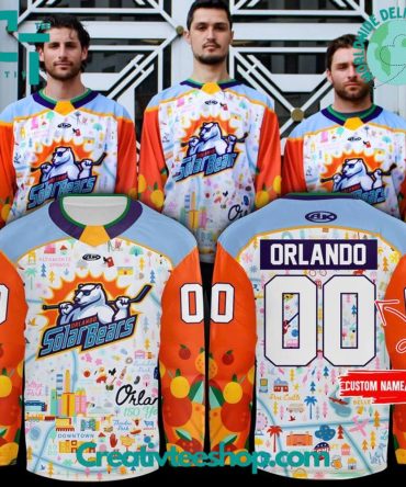 Orlando Solar Bears 150 Years Of Collection Special Hockey Jersey