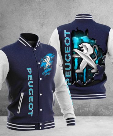 Peugeot Dmhj0889 Baseball Jacket Logo Baseball Varsity Jacket