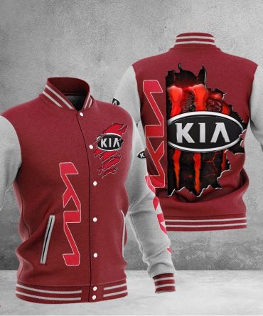 Kia Dmhj0873 Baseball Jacket Logo Baseball Varsity Jacket