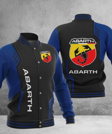 Abarth Dmhj0669 Baseball Jacket Logo Baseball Varsity Jacket