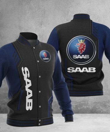 Saab Dmhj0728 Baseball Jacket Logo Baseball Varsity Jacket