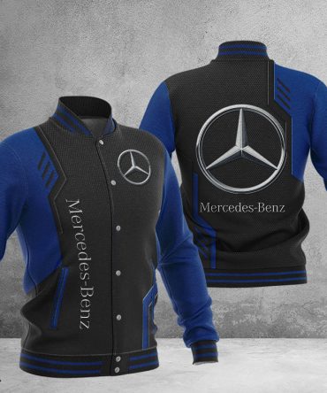 Mercedes-Benz Dmhj0712 Baseball Jacket Logo Baseball Varsity Jacket