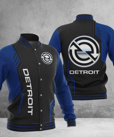 Detroit Diesel Dmhj0820 Baseball Jacket Logo Baseball Varsity Jacket