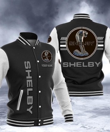 Shelby Dmhj1554 Logo Baseball Varsity Jacket