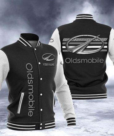 Oldsmobile Dmhj1541 Logo Baseball Varsity Jacket